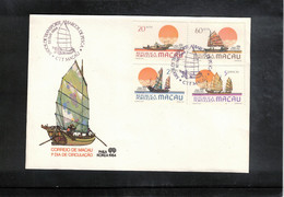 Macau 1984 Ships FDC - FDC