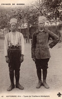 Portrait De Deux Tirailleurs Sénégalais, Septembre 1914 En France - Guerre 1914-18