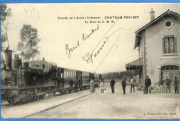 08 - Ardennes - Chateau Porcien - La Gare Du C.B.R. (N4510) - Sonstige & Ohne Zuordnung