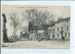 Labruguière  Place Thiers Et Ancienne Gendarmerie - Labruguière