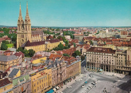 Zagreb - Center Grada - Formato Grande Non Viaggiata – FE190 - Yougoslavie