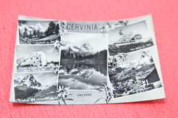 Aosta Cervinia Breuil Vedutine Con Funivia 1956 - Otros & Sin Clasificación