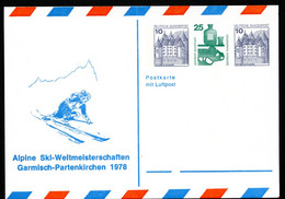 Bund PP112 ALPINE SKI-WM Garmisch-Partenkirchen 1978 NGK 5,00 € - Cartoline Private - Nuovi