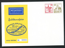 Bund PP128 D2/002 FORSCHUNG LOKALAUSGABEN Karlsruhe 1980 NGK 5,00 € - Cartoline Private - Nuovi