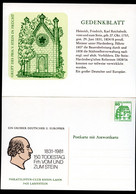 Bund PP141 FREIHERR VON UND ZUM STEIN Lahnstein 1981 NGK 5,00 € - Cartoline Private - Nuovi