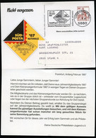 Bund PP148 D2/003 SÜDPOSTA SINDELFINGEN 1987 Gebraucht Lüdenscheid 1987 - Cartes Postales Privées - Oblitérées