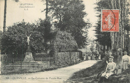 CPA FRANCE 76 "Ourville, Le Calvaire De Froide Rue" - Ourville En Caux