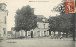 CPA FRANCE 89 "Gurgy, La Mairie Et Les Ecoles" - Gurgy