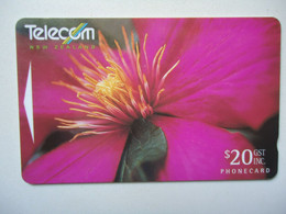 NEW ZEALAND USED CARDS FLOWERS  CACTUS - Peces