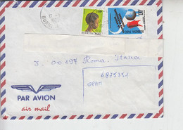 BURKINA FASO  1992 - Lettera Per Italia  - Servizi Postali - Burkina Faso (1984-...)