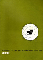ANNUAIRE - 85 - Département Vendée - Année 1975 - Annuaire Officiel Des Postes - 294 Pages - Telefonbücher