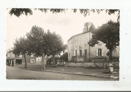 CADALEN (TARN) CARTE PHOTO  PLACE DE LA MAIRIE - Cadalen