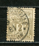 LUXEMBOURG : DIVERS N° Yvert  48  Obli. - 1882 Allegorie