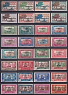 WALLIS ET FUTUNA - 1930 - YVERT N°43/65 * MLH - COTE  = 130 EUR - Unused Stamps