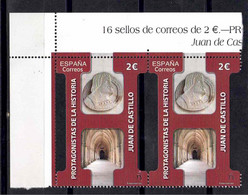 ESPAÑA 2021 ** MNH ED. 5482 PROTAGONISTAS DE LA HISTORIA. JUAN DEL CASTILLO BL.2 - Unused Stamps