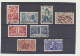 N° 312 A 319    8 VALEURS     Cote 32.20 Euros - Used Stamps