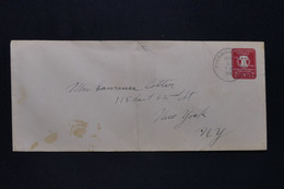 ETATS UNIS -  Entier Postal Type Cloche De Piermont Pour New York - L 96650 - 1921-40