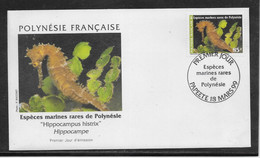 Thème Vie Marine - Polynésie - Enveloppe - TB - Marine Life