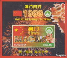 Namibia - Südwestafrika Block33 (kompl.Ausg.) Postfrisch 1997 Rückgabe Macaus An China - Namibie (1990- ...)