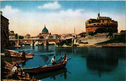 CPA AK ROMA Ponte E Castello S. Angelo ITALY (552187) - Ponts