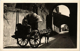 CPA AK ROMA Via S. Giovanni E Paolo.Caratteristico Carro Da Vino ITALY (552171) - Transport