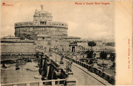 CPA AK ROMA Ponte E Castel S. Angelo ITALY (552308) - Ponts