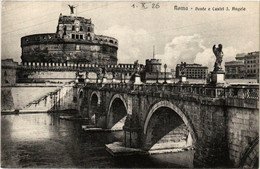 CPA AK ROMA Ponte E Castel S. Angelo ITALY (552324) - Ponts