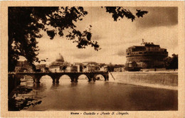 CPA AK ROMA Castello E Ponte S. Angelo ITALY (552331) - Ponts