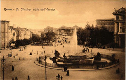 CPA AK ROMA La Stazione Vista Dall'Esedra ITALY (552368) - Stazione Termini