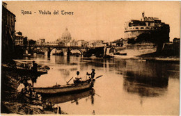 CPA AK ROMA Veduta Del Tevere ITALY (552654) - Fiume Tevere