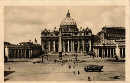 CPA AK ROMA Piazza E Basilica Di S. Pietro ITALY (552726) - San Pietro