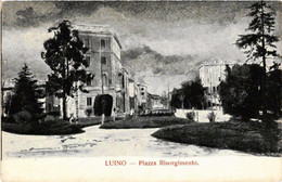 CPA AK Luino Piazza Risorgimento ITALY (553387) - Luino