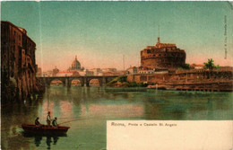 CPA AK Roma Ponte E Castello St-Angelo ITALY (592253) - Bruggen