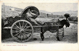 CPA AK ROMA Costumi Romani. Carro Da Vino ITALY (552788) - Transport