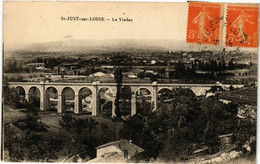 CPA AK St-JUST-sur-LOIRE - Le Viaduc (580270) - Saint Just Saint Rambert