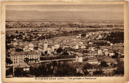 CPA AK St-JUST-sur-LOIRE - Vue Générale Et Pensionnat (580276) - Saint Just Saint Rambert