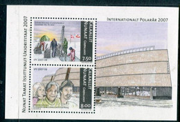 GREENLAND 2007 Polar Year Block MNH / **..  Michel Block 37 - Unused Stamps