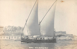 ¤¤   -  MALTE   -  Carte-Photo  -  MALTA   -  Gozo Salling Boat   -   Voiler   -   ¤¤ - Malte