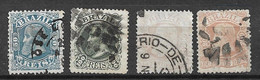 Brésil  N° 53  à  56      Oblitérés B/TB    Voir Scans    - Used Stamps