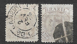 Brésil  N° 57  Et 58         Oblitérés AB...     Voir Scans    - Used Stamps
