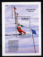 Olympische Spelen  1998 , St Vincent & Grenadines  -  Blok  Postfris - Winter 1998: Nagano