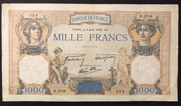 FRANCIA France 1000 FRANCS 1938 LOTTO 3492 - 1 000 F 1927-1940 ''Cérès E Mercure''