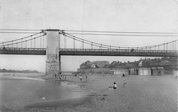 21-6417 : LES BORDS DE LA LOIRE. JARGEAU. LE PONT DE FILS. PONT SUSPENDU - Jargeau