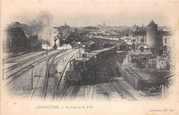 16-ANGOULEME- LA GARE ET LA VILLE - Angouleme