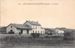 16-CHAMPAGNE-LOUTON- LA GARE - Autres & Non Classés