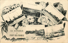MARTINIQUE  FORT DE FRANCE  Un Bonjour De ... (collect A.Benoit Jeannette ) - Fort De France