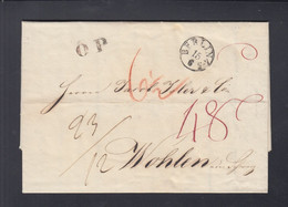 Faltbrief 1836 Berlin Nach Wohlen Schweiz - [1] Precursores