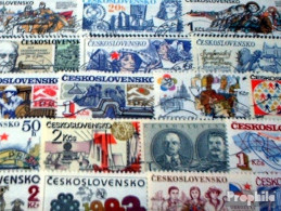 Tschechoslowakei 50 Verschiedene Sondermarken - Collections, Lots & Series