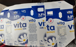 MILK PACKAGE BOX UNFOLDED - Coperchietti Di Panna Per Caffè