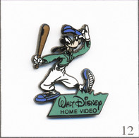 Pin’s Disney - Home Video / Dingo à La Batte De Baseball. Estampillé Démons & Merveilles © Disney. EGF. T799-12 - Disney